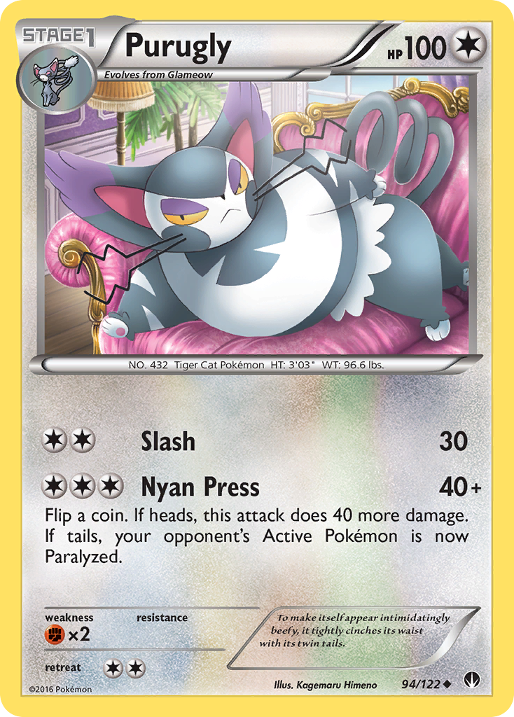 Purugly (94/122) [XY: BREAKpoint] - The Mythic Store | 24h Order Processing