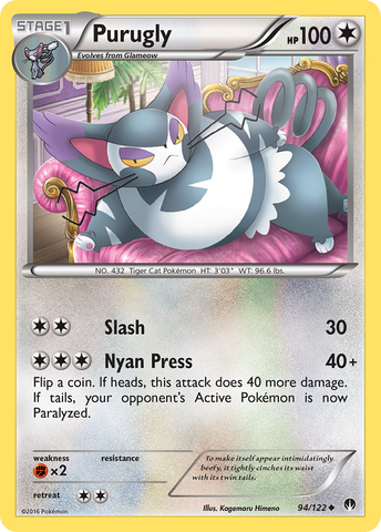Purugly (94/122) [XY: BREAKpoint] - The Mythic Store | 24h Order Processing