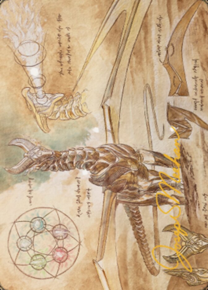 Ramos, Dragon Engine Art Card (Gold-Stamped Signature) [The Brothers' War Art Series] - The Mythic Store | 24h Order Processing