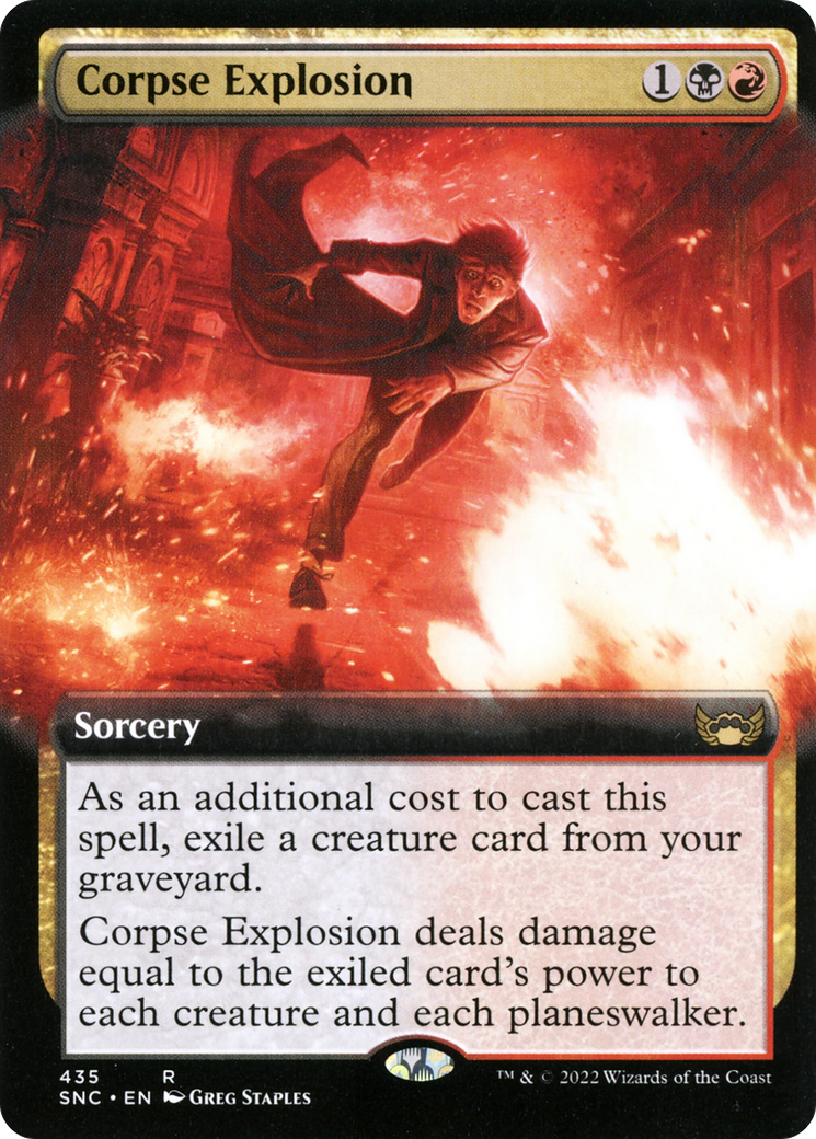Corpse Explosion (Extended Art) [Streets of New Capenna] - The Mythic Store | 24h Order Processing