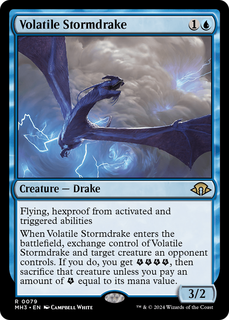 Volatile Stormdrake [Modern Horizons 3] - The Mythic Store | 24h Order Processing