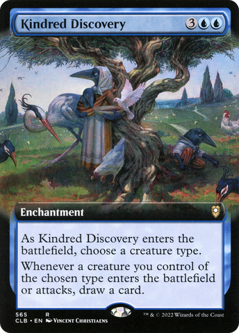 Kindred Discovery (Extended Art) [Commander Legends: Battle for Baldur's Gate] - The Mythic Store | 24h Order Processing