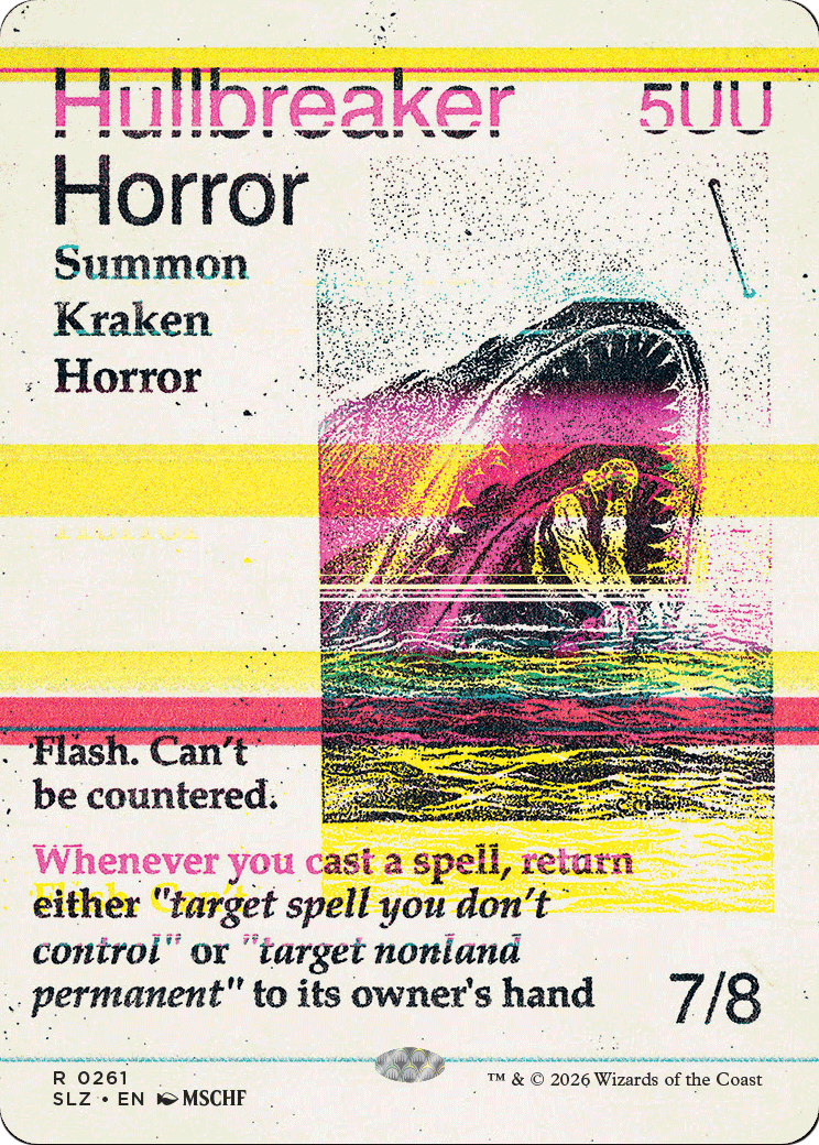 Hullbreaker Horror (0261) [Secret Lair x MSCHF: The Zeta Set] - The Mythic Store | 24h Order Processing