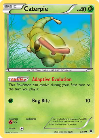 Caterpie (3/83) [XY: Generations] - The Mythic Store | 24h Order Processing
