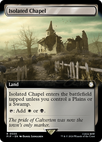 Isolated Chapel (Extended Art) [Fallout] - The Mythic Store | 24h Order Processing