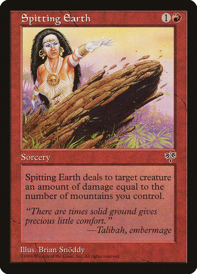 Spitting Earth [Mirage] - The Mythic Store | 24h Order Processing