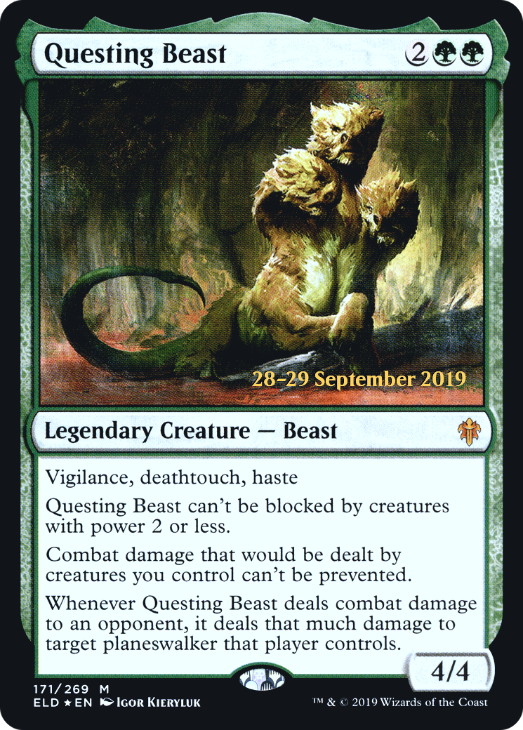 Questing Beast [Throne of Eldraine Prerelease Promos] - The Mythic Store | 24h Order Processing