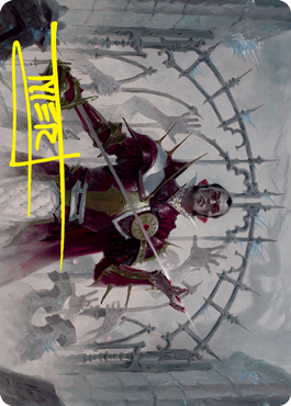 Cemetery Gatekeeper Art Card (Gold-Stamped Signature) [Innistrad: Crimson Vow Art Series] - The Mythic Store | 24h Order Processing
