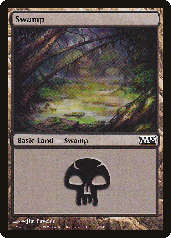 Swamp (240) [Magic 2010] - The Mythic Store | 24h Order Processing