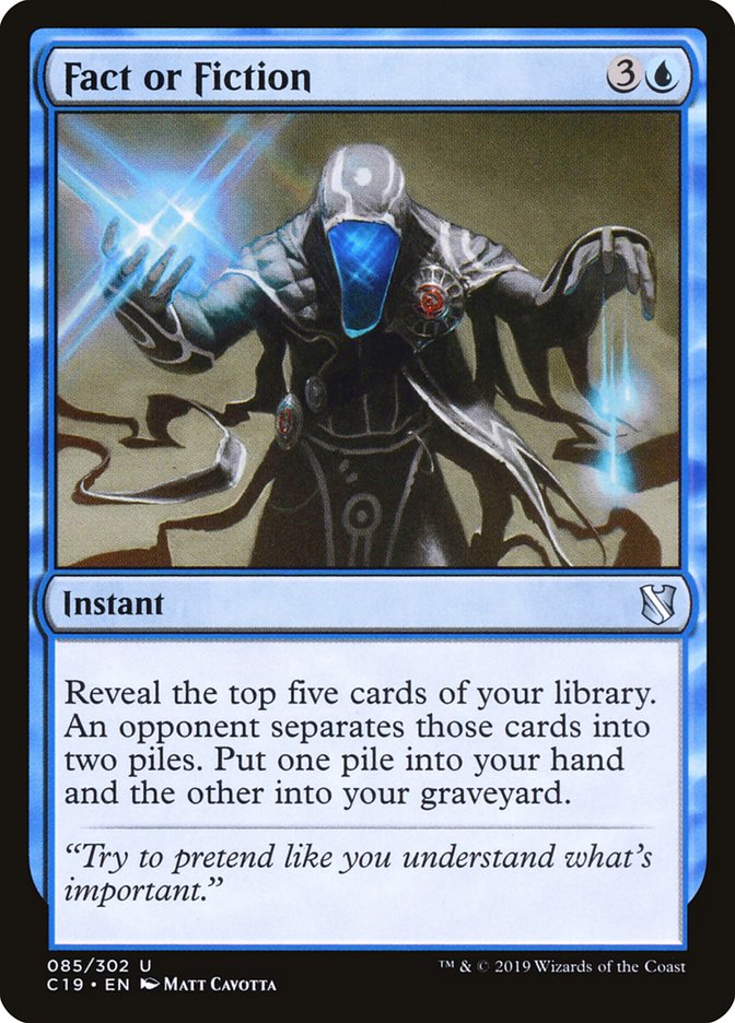 Fact or Fiction [Commander 2019] - The Mythic Store | 24h Order Processing