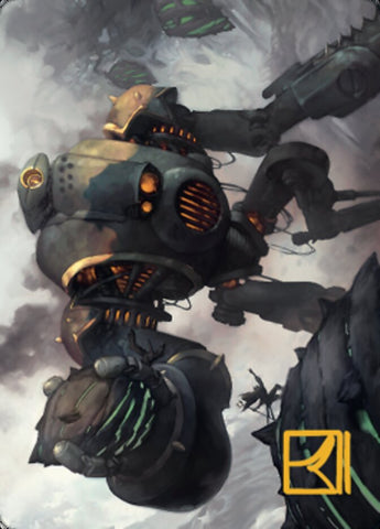 Rust Goliath Art Card (Gold-Stamped Signature) [The Brothers' War Art Series] - The Mythic Store | 24h Order Processing