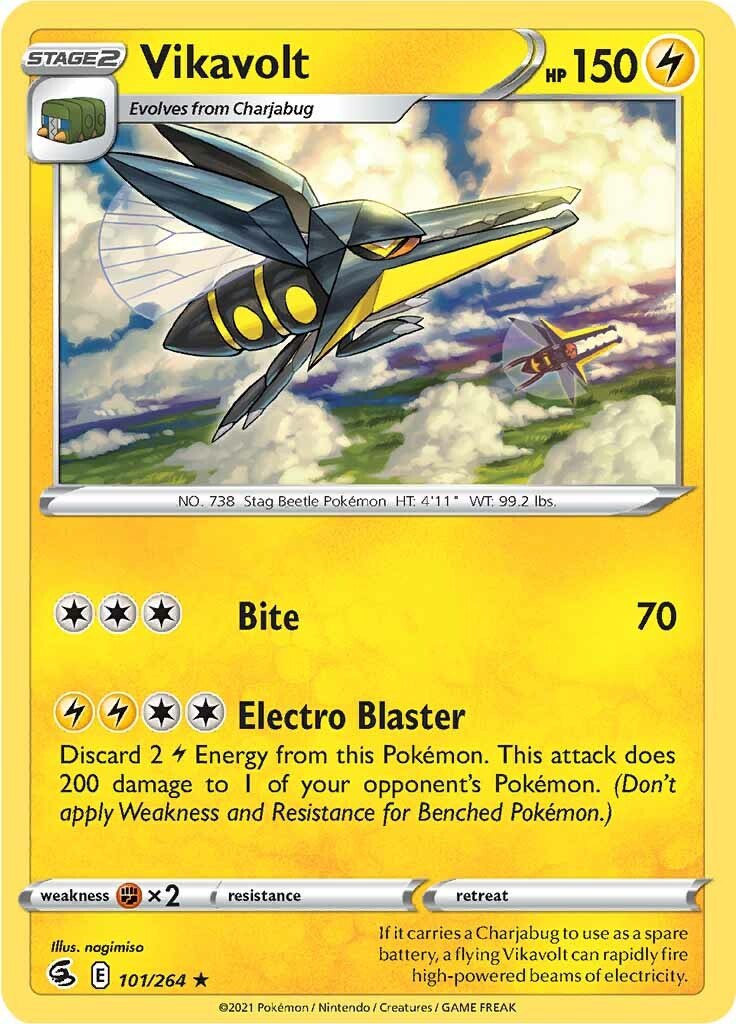 Vikavolt (101/264) [Sword & Shield: Fusion Strike] - The Mythic Store | 24h Order Processing