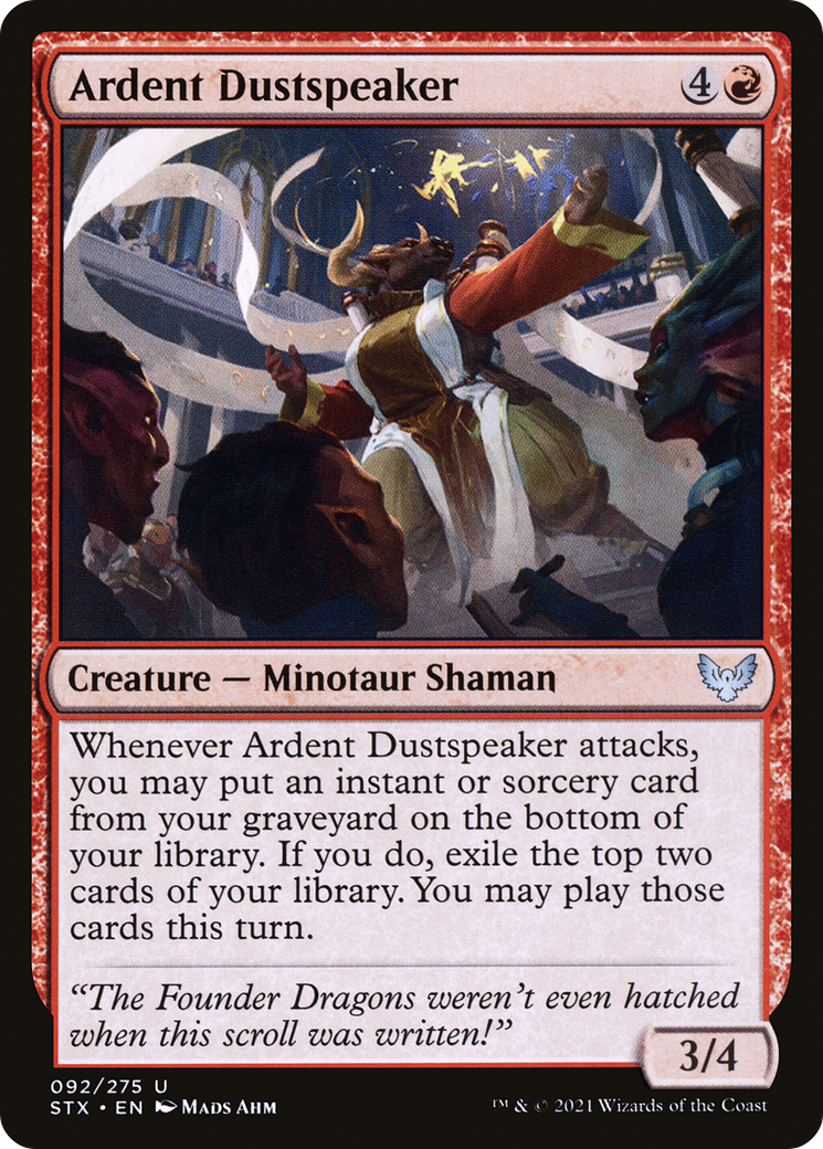 Ardent Dustspeaker [Strixhaven: School of Mages] - The Mythic Store | 24h Order Processing