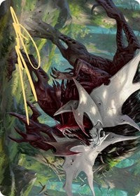 Vorinclex, Monstrous Raider 1 Art Card (Gold-Stamped Signature) [Kaldheim Art Series] - The Mythic Store | 24h Order Processing