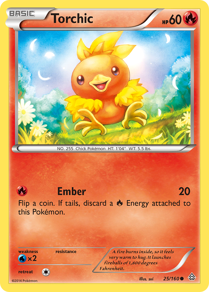 Torchic (25/160) [XY: Primal Clash] - The Mythic Store | 24h Order Processing
