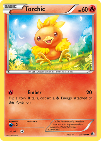 Torchic (25/160) [XY: Primal Clash] - The Mythic Store | 24h Order Processing