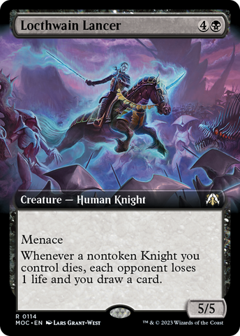 Locthwain Lancer (Extended Art) [March of the Machine Commander] - The Mythic Store | 24h Order Processing
