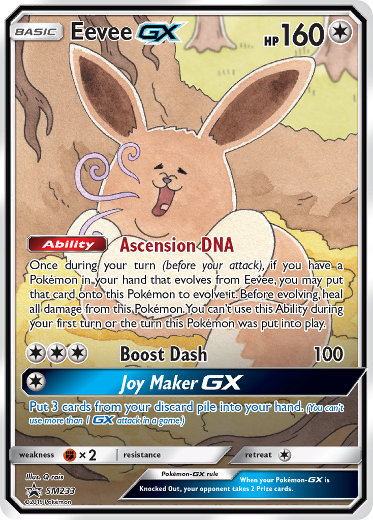 Eevee GX (SM233) [Sun & Moon: Black Star Promos] - The Mythic Store | 24h Order Processing