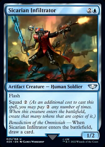Sicarian Infiltrator (Surge Foil) [Warhammer 40,000] - The Mythic Store | 24h Order Processing