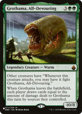 Grothama, All-Devouring [The List] - The Mythic Store | 24h Order Processing