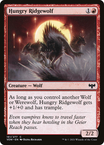 Hungry Ridgewolf [Innistrad: Crimson Vow] - The Mythic Store | 24h Order Processing