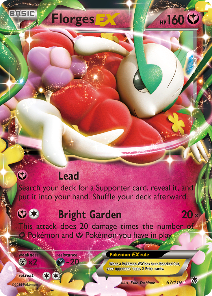 Florges EX (67/119) [XY: Phantom Forces] - The Mythic Store | 24h Order Processing