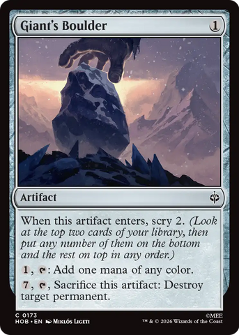 Giant's Boulder [The Hobbit] - The Mythic Store | 24h Order Processing
