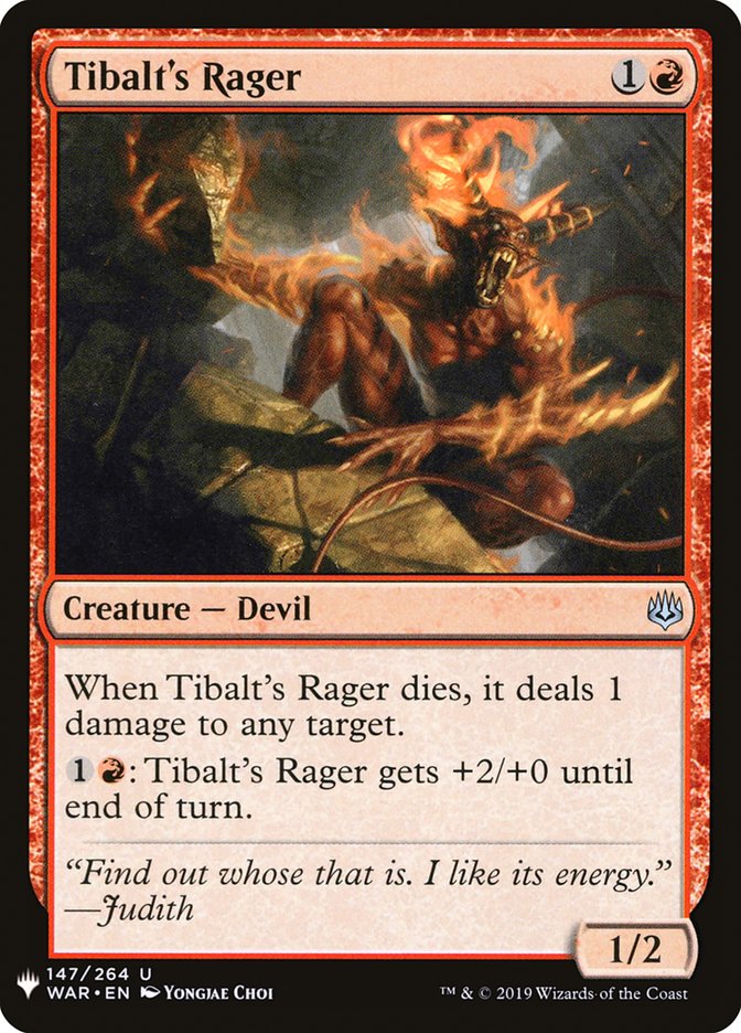 Tibalt's Rager [Mystery Booster] - The Mythic Store | 24h Order Processing