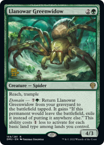 Llanowar Greenwidow [Dominaria United Prerelease Promos] - The Mythic Store | 24h Order Processing