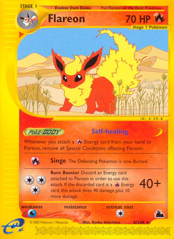 Flareon (8/144) [Skyridge] - The Mythic Store | 24h Order Processing