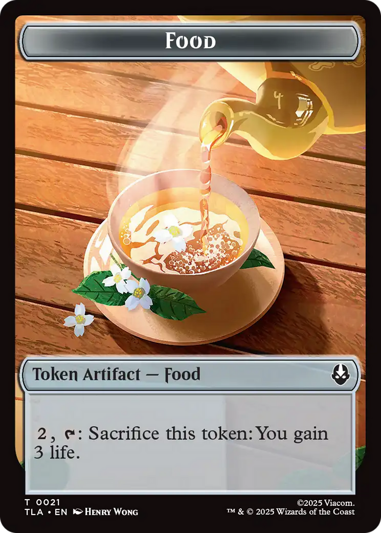 Clue (0018) // Food (0021) Double-Sided Tokens [Avatar: The Last Airbender Tokens] - The Mythic Store | 24h Order Processing