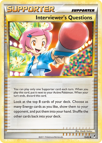 Interviewer's Questions (79/95) [HeartGold & SoulSilver: Call of Legends] - The Mythic Store | 24h Order Processing
