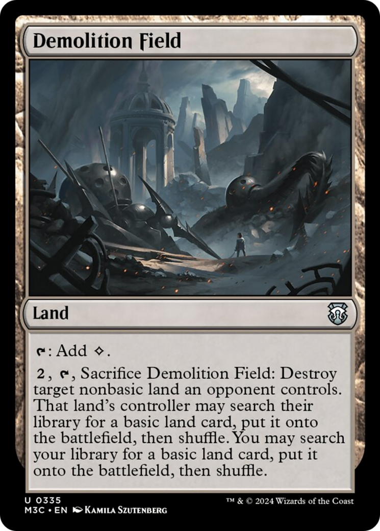 Demolition Field (Ripple Foil) [Modern Horizons 3 Commander] - The Mythic Store | 24h Order Processing