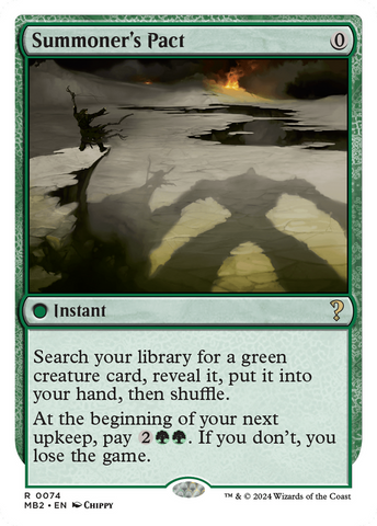 Summoner's Pact (White Border) [Mystery Booster 2] - The Mythic Store | 24h Order Processing