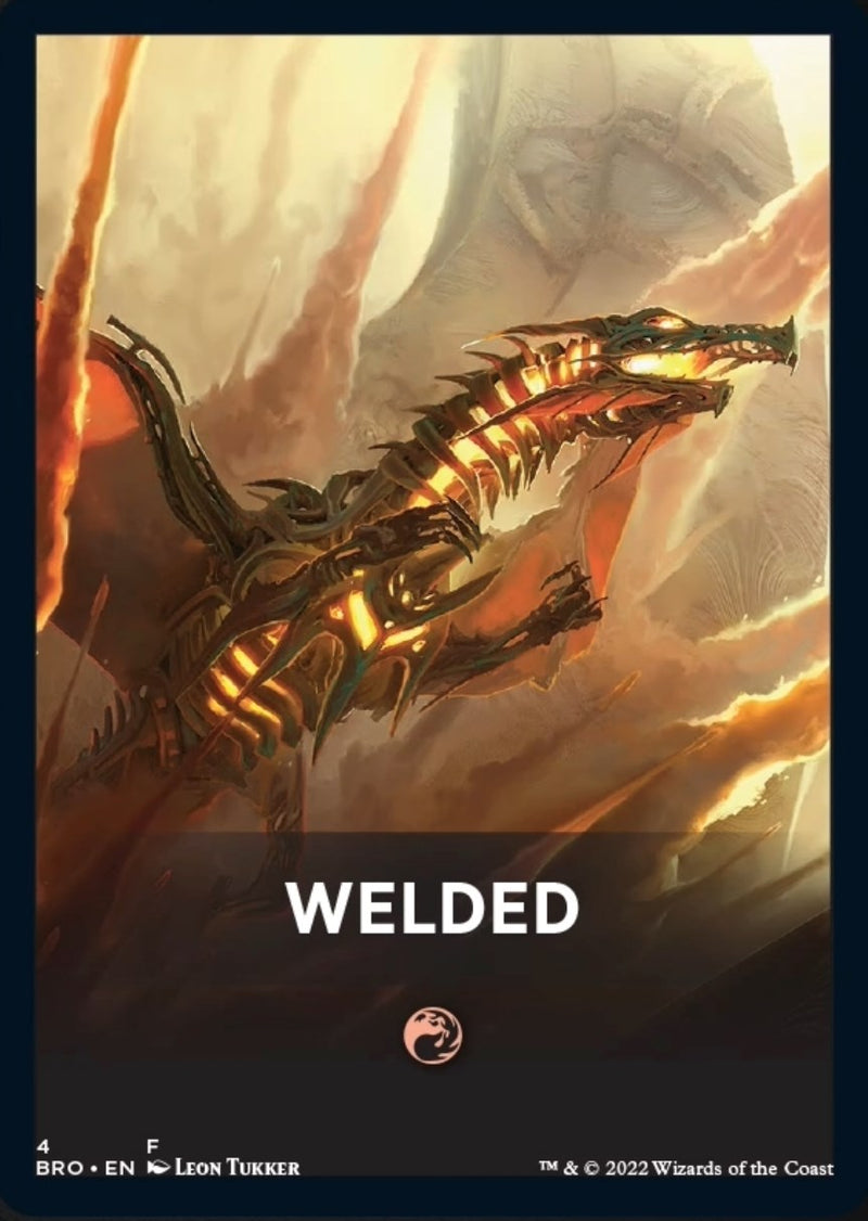 Welded Theme Card [The Brothers' War Tokens] - The Mythic Store | 24h Order Processing