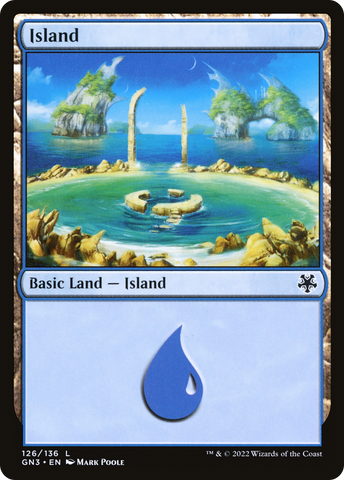 Island (126) [Game Night: Free-for-All] - The Mythic Store | 24h Order Processing