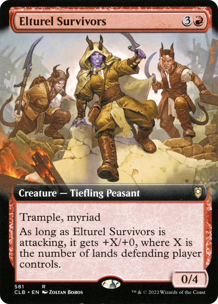 Elturel Survivors (Extended Art) [Commander Legends: Battle for Baldur's Gate] - The Mythic Store | 24h Order Processing