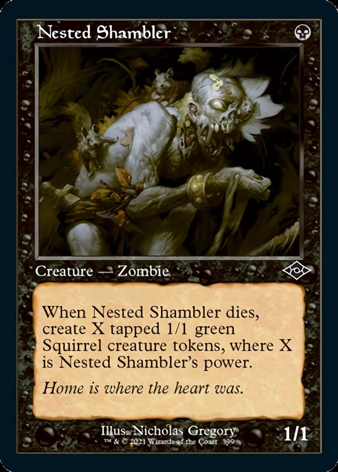 Nested Shambler (Retro Foil Etched) [Modern Horizons 2] - The Mythic Store | 24h Order Processing