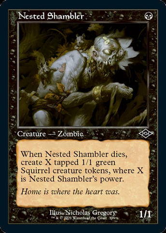 Nested Shambler (Retro Foil Etched) [Modern Horizons 2] - The Mythic Store | 24h Order Processing