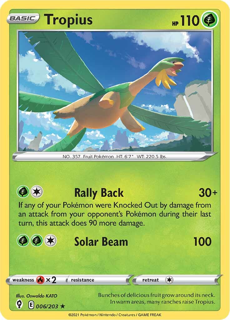Tropius (006/203) [Sword & Shield: Evolving Skies] - The Mythic Store | 24h Order Processing
