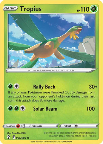 Tropius (006/203) [Sword & Shield: Evolving Skies] - The Mythic Store | 24h Order Processing