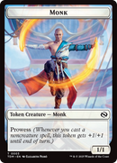 Bird // Monk Double-Sided Token [Tarkir: Dragonstorm Tokens] - The Mythic Store | 24h Order Processing