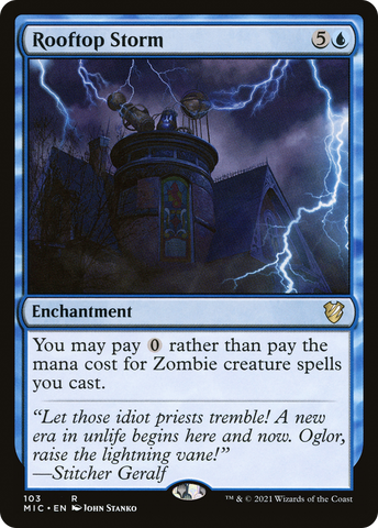 Rooftop Storm [Innistrad: Midnight Hunt Commander] - The Mythic Store | 24h Order Processing