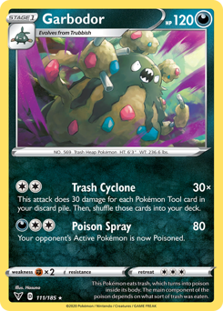 Garbodor (111/185) [Sword & Shield: Vivid Voltage] - The Mythic Store | 24h Order Processing