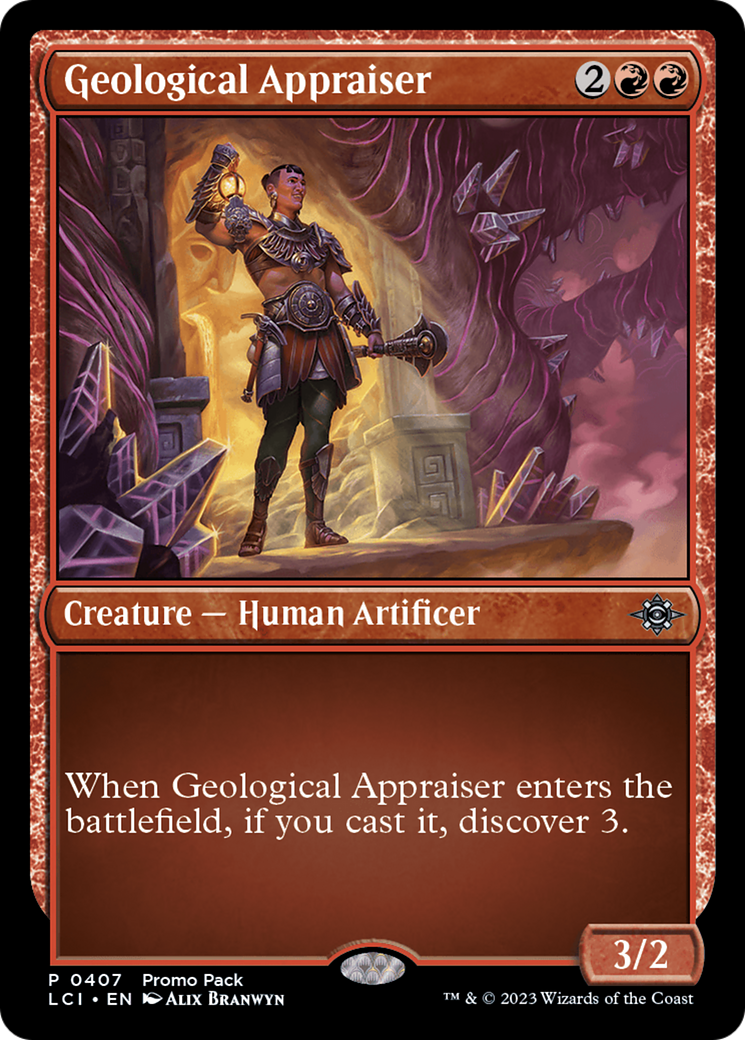 Geological Appraiser [The Lost Caverns of Ixalan Promos] - The Mythic Store | 24h Order Processing