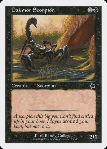Dakmor Scorpion [Starter 1999] - The Mythic Store | 24h Order Processing
