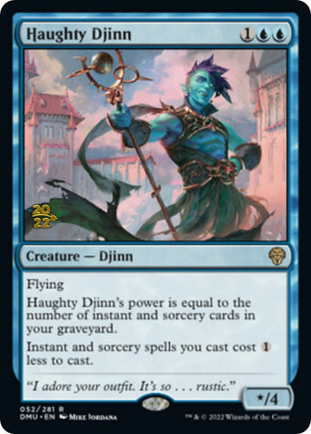 Haughty Djinn [Dominaria United Prerelease Promos] - The Mythic Store | 24h Order Processing