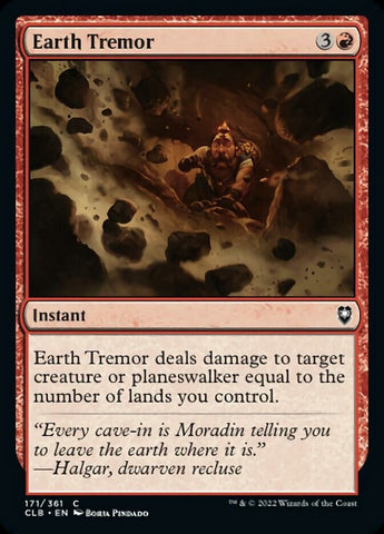 Earth Tremor [Commander Legends: Battle for Baldur's Gate] - The Mythic Store | 24h Order Processing