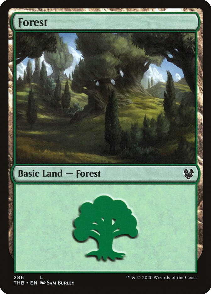 Forest (286) [Theros Beyond Death] - The Mythic Store | 24h Order Processing