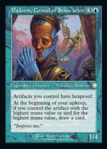 Padeem, Consul of Innovation (Retro) [The Brothers' War Commander] - The Mythic Store | 24h Order Processing